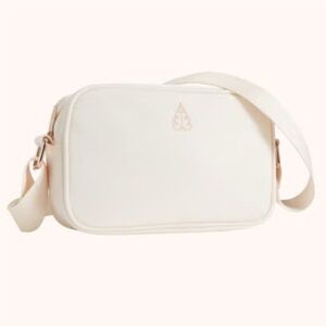 NWT Biossance Cream Crossbody Bag